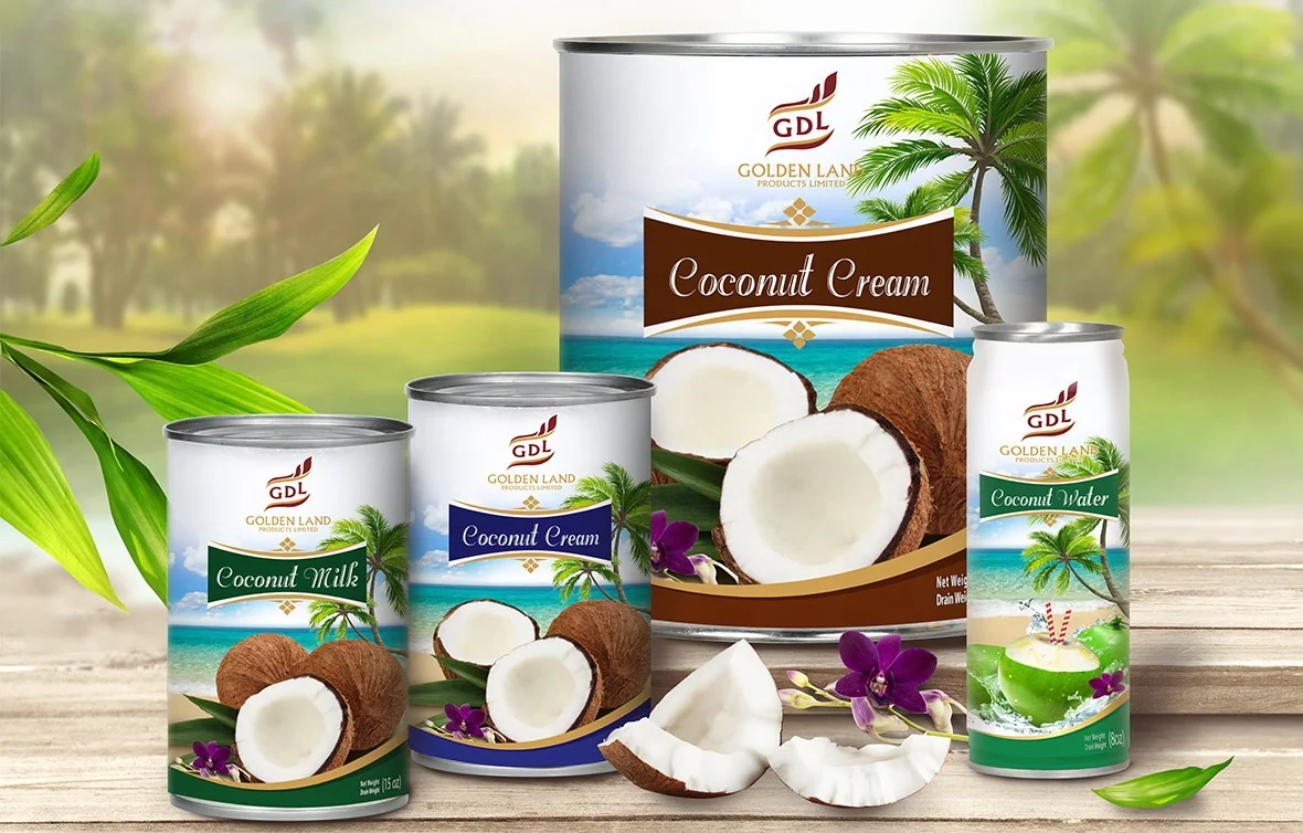 
Canned Coconut milk 2,900ml. With Best Quality 