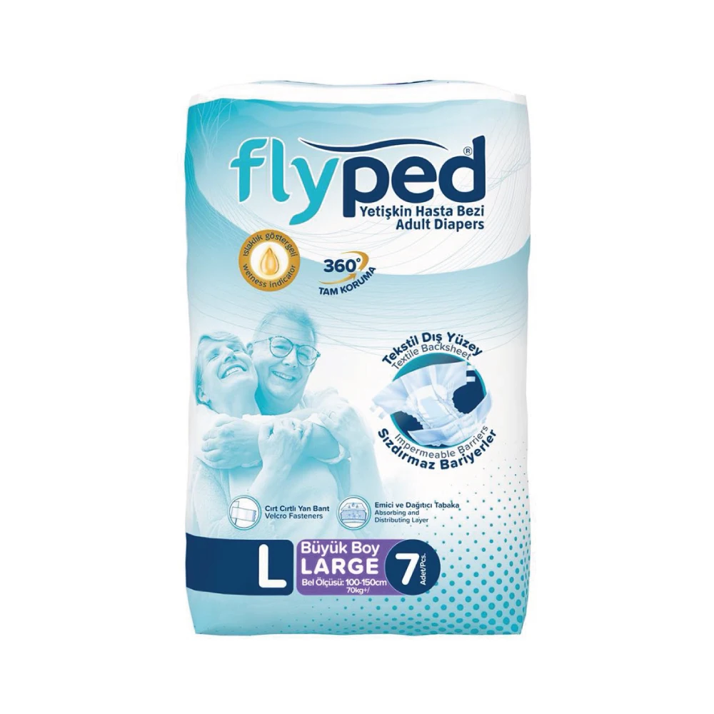 Производитель одноразовых подгузников для взрослых ультраабсорбирующий уход средний большой х 10 шт. 6 пакетов гарантия по низкой