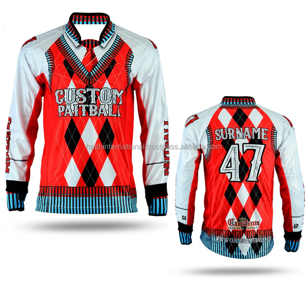 Hot Selling Paint Ball Mesh Jersey Custom Paintball Tops Stylish And Quick Dry Paintball Jersey