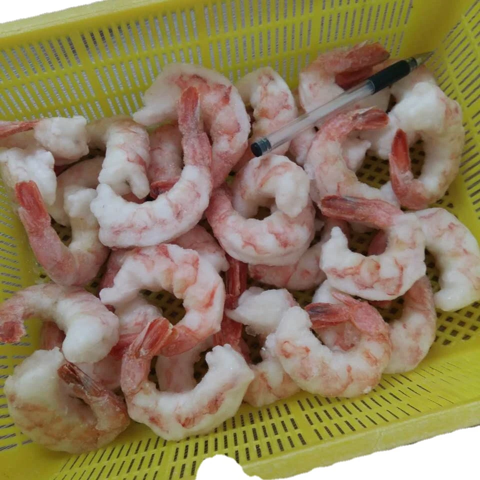 Замороженные красные креветки