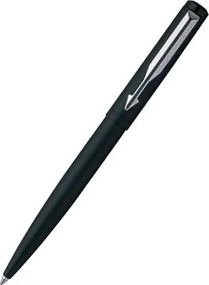 Шариковая ручка Parker vector с матовым черным корпусом шариковые ручки из нержавеющей стали хромированным зажимом parker премиум класса индивидуальным логотипом