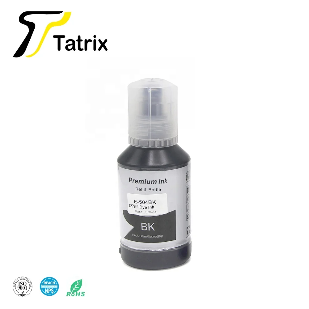 T504 504 Tatrix Премиум совместимый эко цвет на водной основе бутылки пополнения навалом струйных чернил для Epson Ecotank L4150