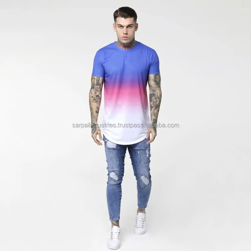 
 Пакистанское производство, индивидуальный дизайн, Мужская футболка с сублимационной печатью  