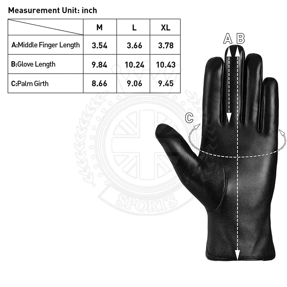 Customized Fashion Driving Leather Gloves Outdoor Leather Driving Gloves