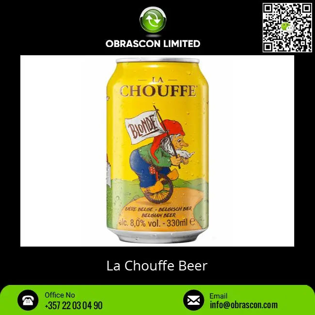Всемирно продаваемая Высококачественная пивная банка La Chouffe 330 мл для универсальной
