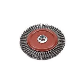 STRINGER BEAD KNOT WIRE WHEEL BRUSHES FOR WELD CLEANING AND HEAVY FLASH REMOVAL
