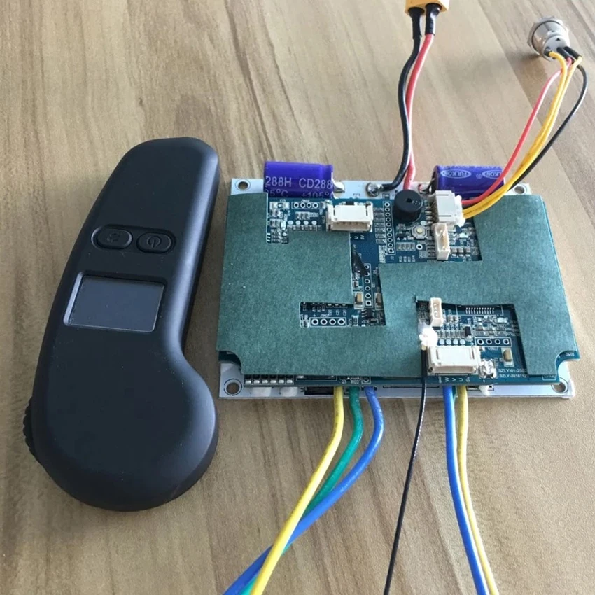  Outrunner Электрический скейтборд DIY сенсорный bldc 6374 6384 5065 Мотор Двойной драйвер контроллер скорости с 2 4g ЖК-экраном дистанционное