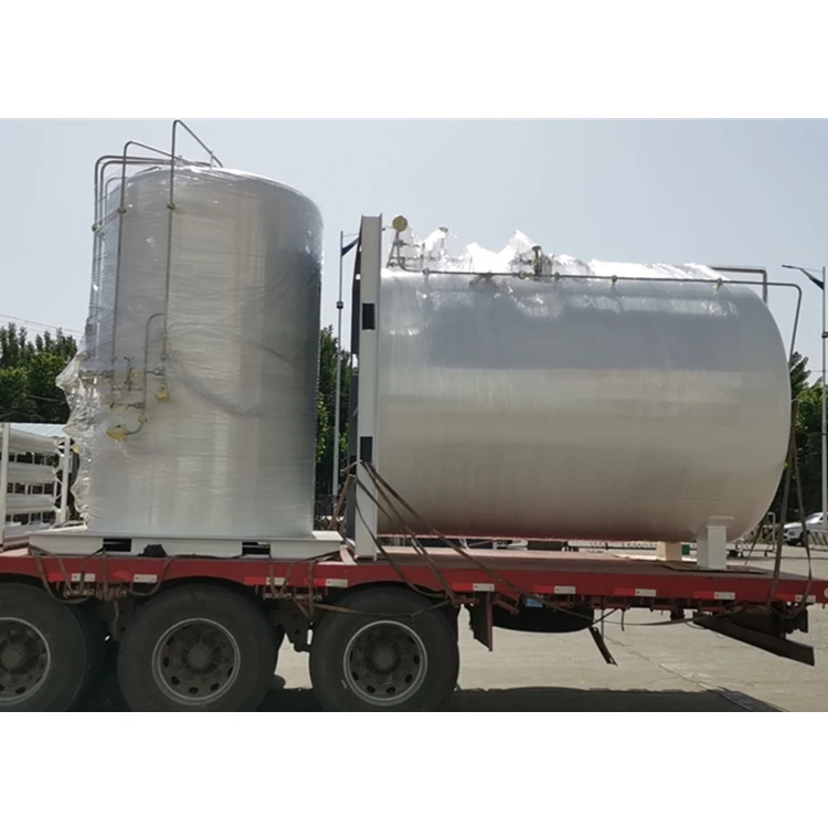 5000L Lo2 microbulk бак мини объем резервуар для хранения жидкого кислорода контейнер жидкий кислород в