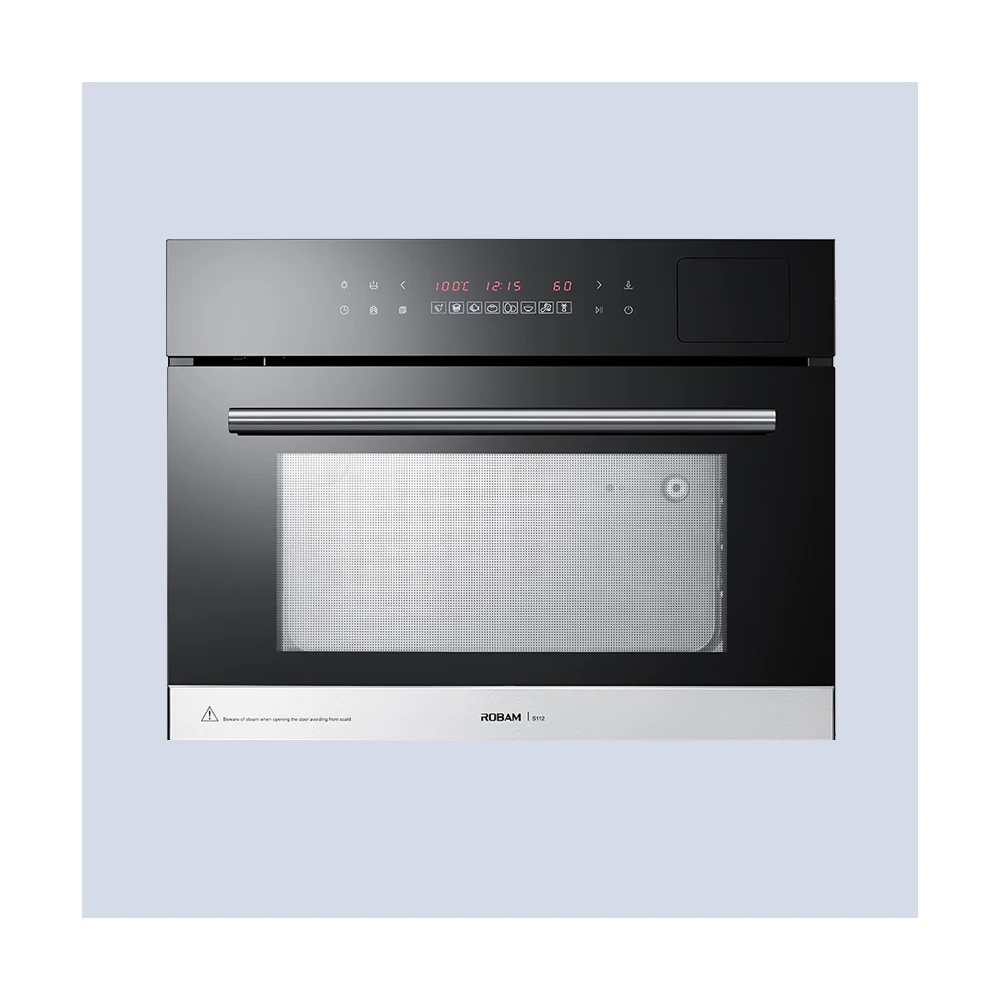 S1 LCD display 40L capacity built-in steam convention air fryer oven with steam