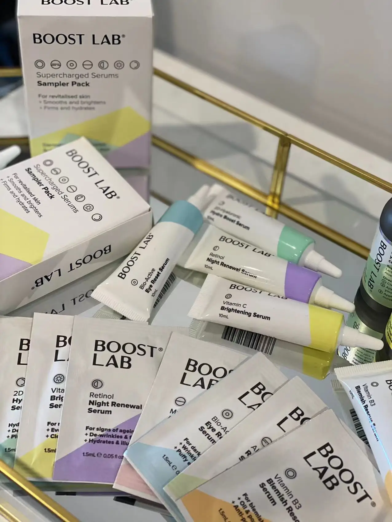 BoostLab 2D-Hyaluronic Hydro Boost Serum Deep Moisturization Bio-Hyaluronic Acid Pro-Vitamin B5