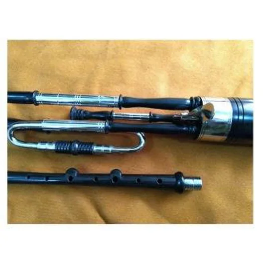 SI - ABW ирландский UILLEANN комплект половинчатой трубы (BLACKWOOD)