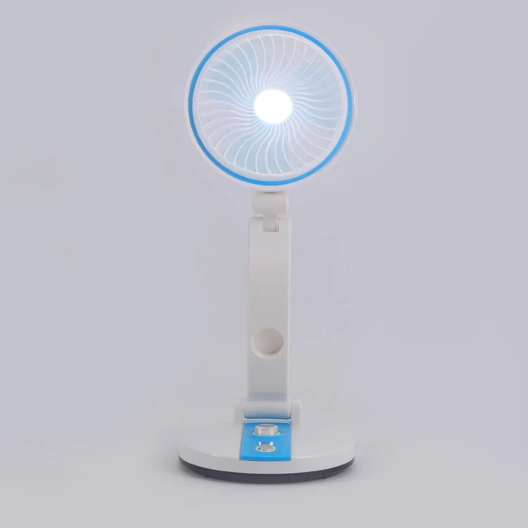 Wholesale Blue LR-2018 Soft Light Student Desktop Silent Dormitory Telescopic Electric Standing Table Fans Air Coolers