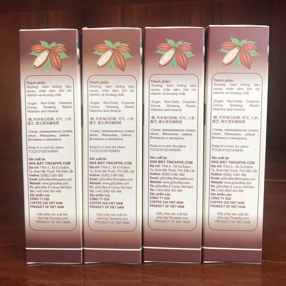 
Natural Nutritional Beverages Cocoa Powder 3 in 1 With Shelf Life 24 Months From Vietnam 