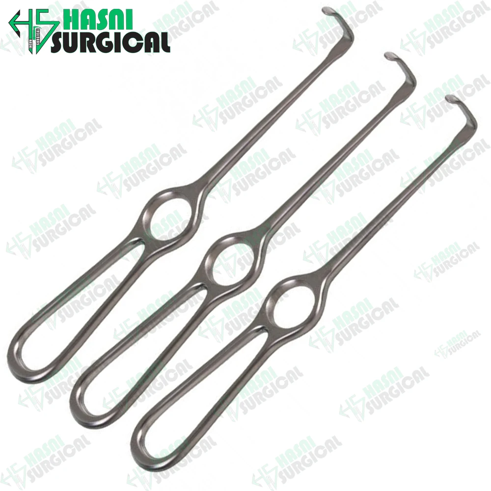 Хирургические инструменты из нержавеющей стали твердый Ретрактор Kocher Langenbeck изолированный