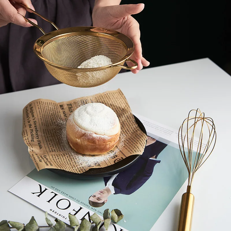 Kitchen Gadgets Whisk Water Coffee Smallest Mini Ultra Stainless Steel Tea Fine Mesh Strainer