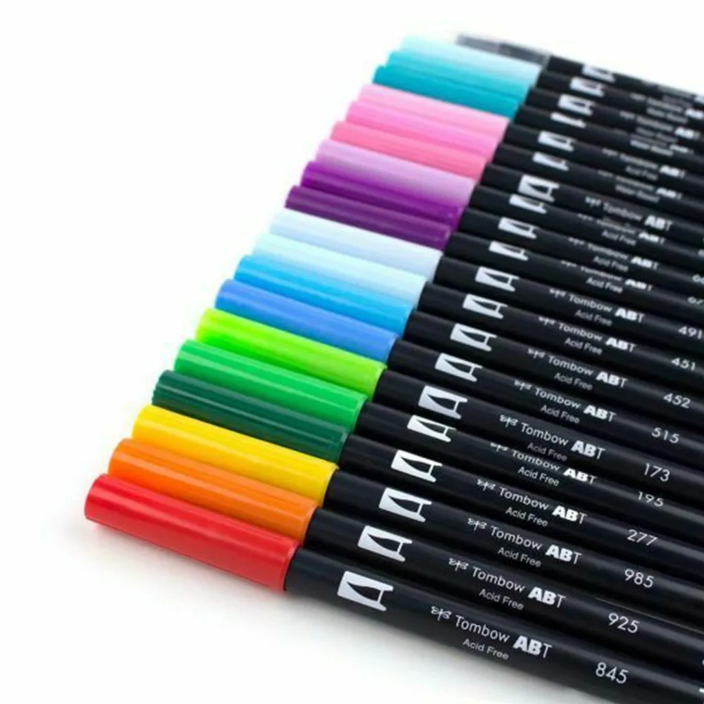 STA-ABT-12CML Double-headed Colored Brush Pen 12 Color Set