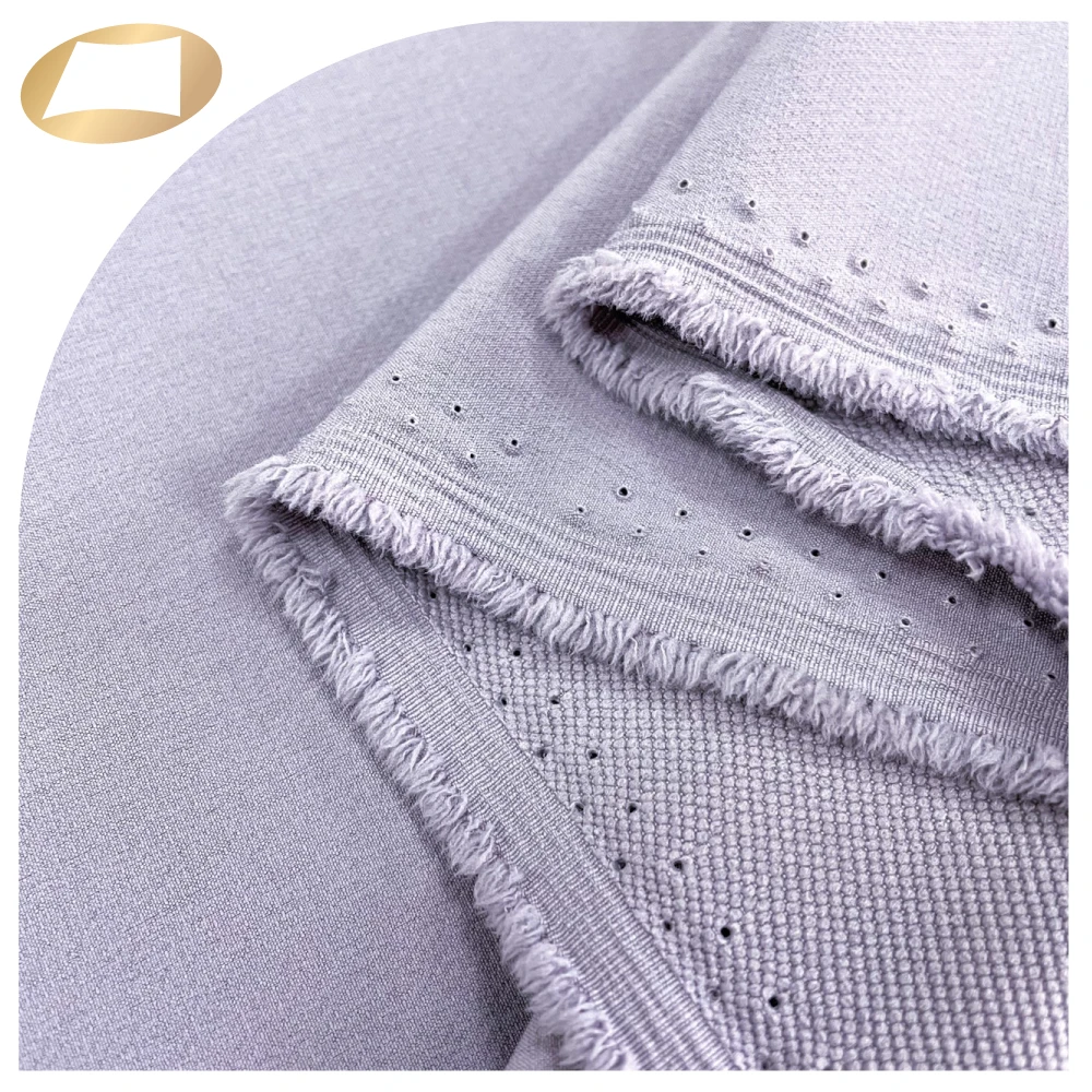 Recycled polyester far infrared graphene woven fabric for pants