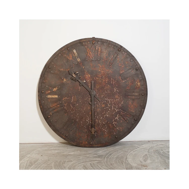 
 Универсальный аксессуар центральный элемент декоративные настенные кованые железные промышленные настенные часы  