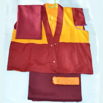 Tibetan Mustard Cotton Meditation Monk Shawl Manufacture In India  Best Wholesaler Price In Delhi