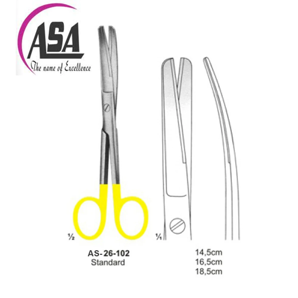 Straight mayo lexer scissor 16cm size stainless steel mayo lexer scissor surgical instruments high quality
