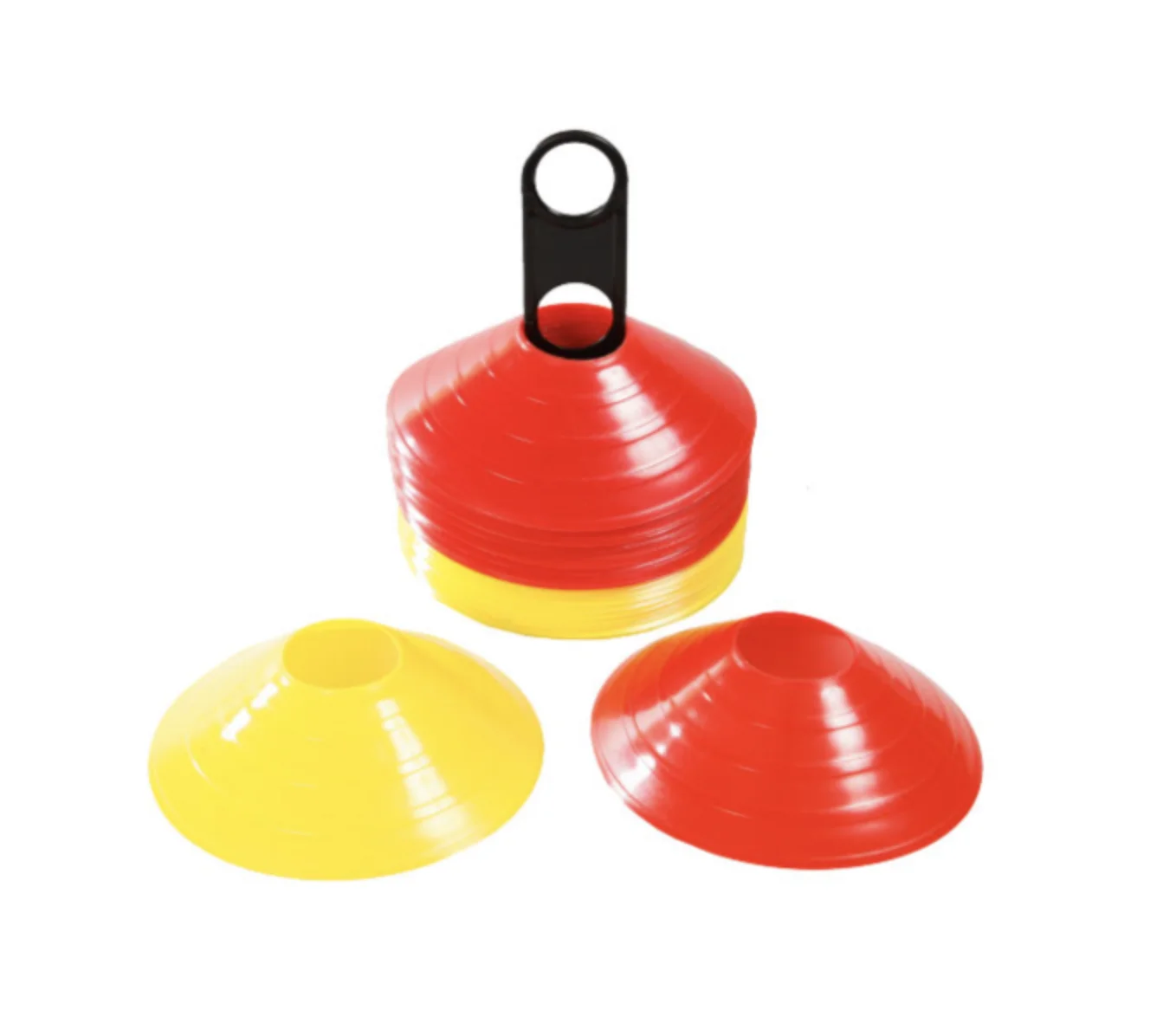 Pepup Wholesale Marker Saucer Cones Football Soccer Sports Training Cones. Set of 50 in 2 colours.