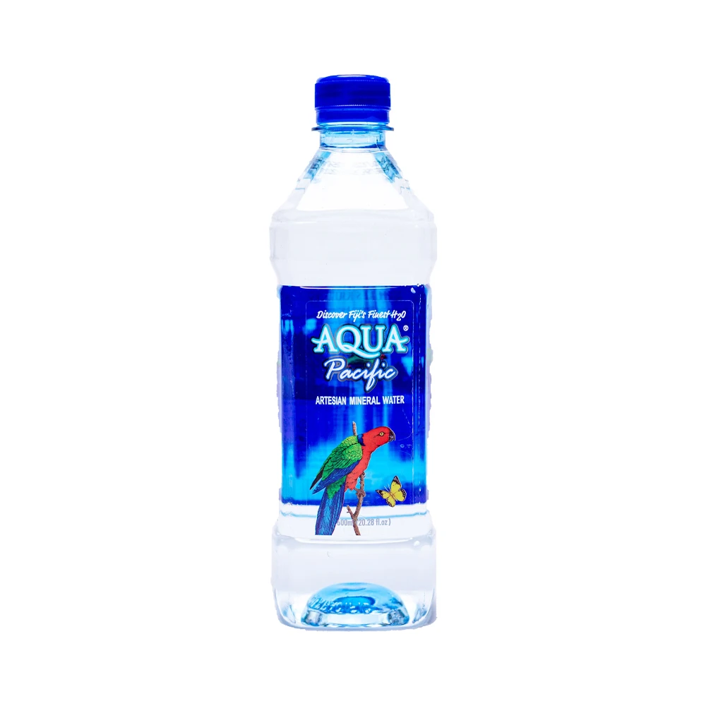 Бутылка для минеральной воды Aqua Pacific 600 мл 24 упаковки высокое
