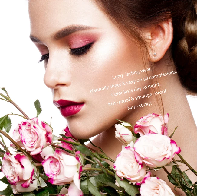 Wholesale Private Label Lipstick Flower Cosmetic