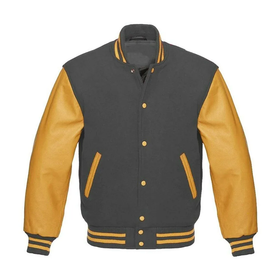 
Plain custom men wholesale blank varsity jackets 