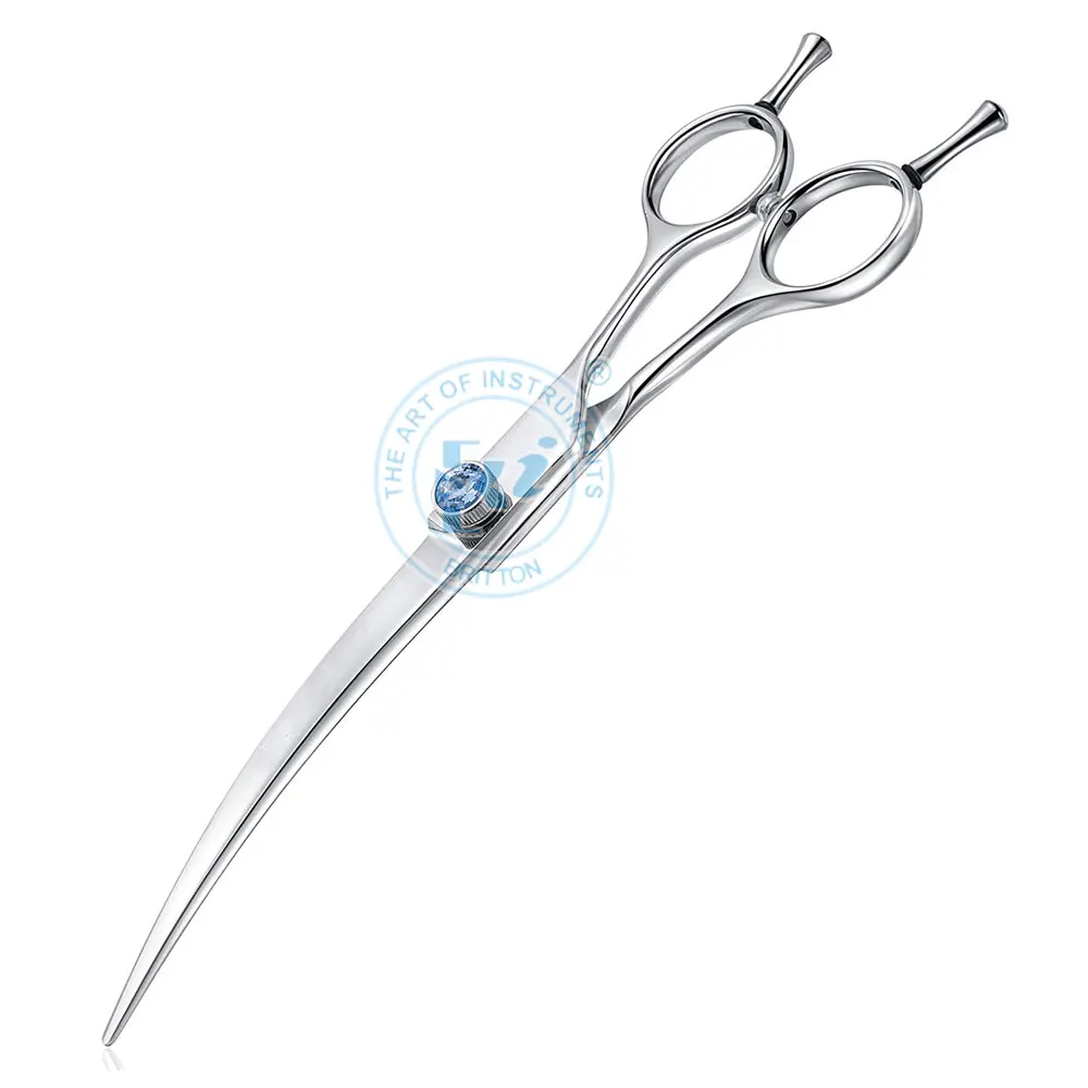Stainless Steel Pet Dogs Grooming Scissors Up Down Curved Shears Scissor