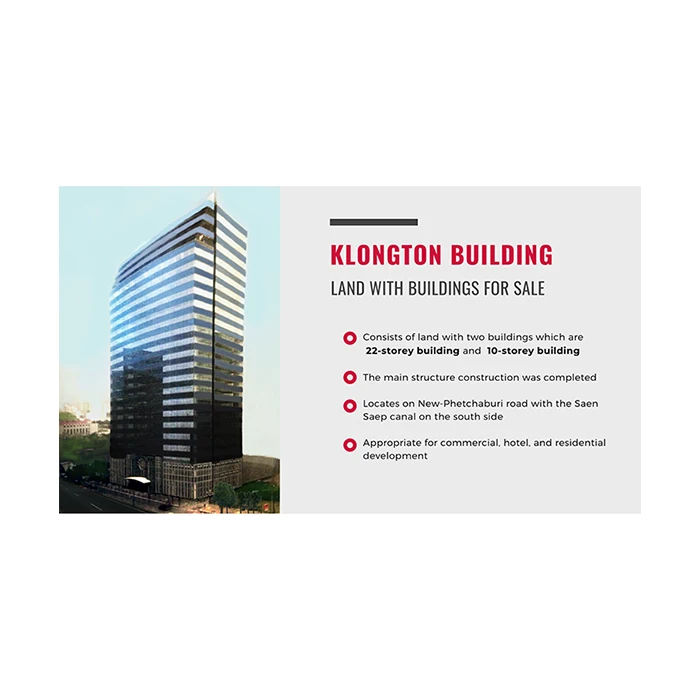 Best Place Land and 2 Buildings for Sale Near Thonglor, Bangkok Thailand Structure Multi Floor Office Buildings