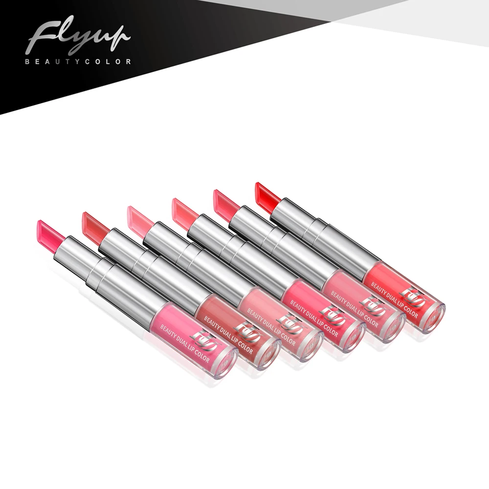 Multi color wholesale HD beauty dual color lip gloss distributors