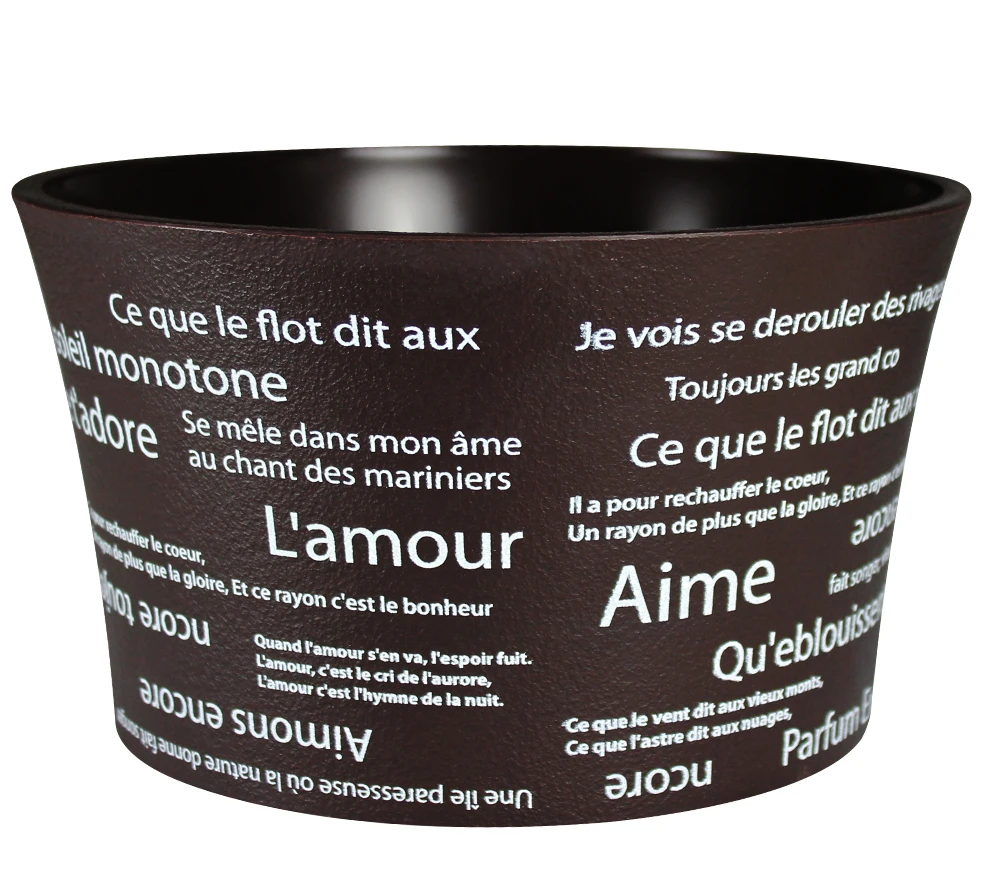 Hot Sale Wholesale Indoor Outdoor Round Plastic Plant Flower Pot Cheap Flower Pot