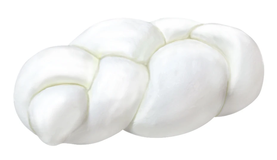 High quality Italian fresh cheese Mozzarella di Bufala Campana PDO bucket Treccia 250g