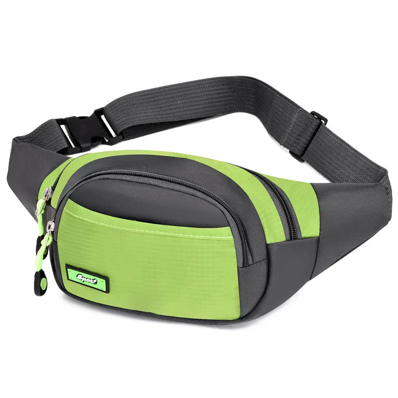 Brand New Anti Theft Luxury Green OEM Designer Men Woman Waist Bag Fanny Packs Custom