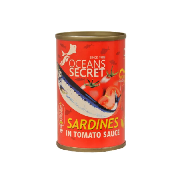 
Canned Sardines In Tomato Sauce 155g 