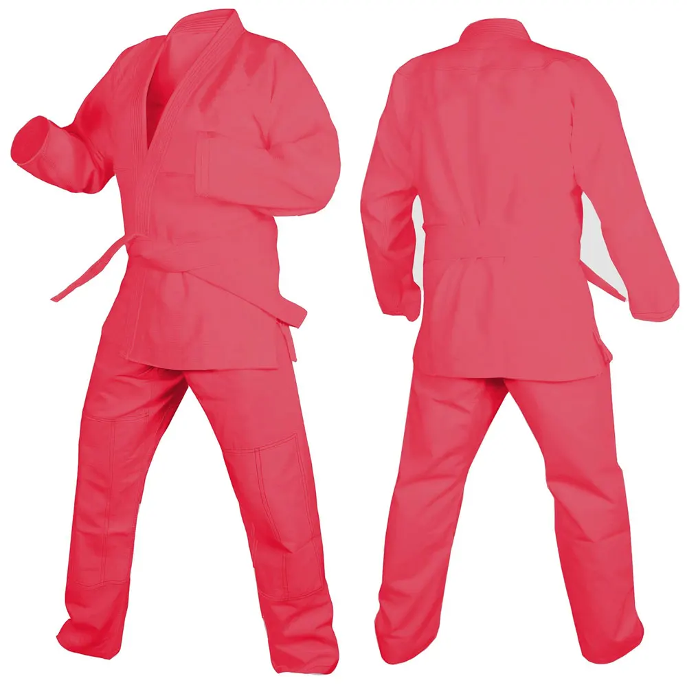 super quality martial Arts Karate Gi Uniform for Kids & Adults Medium Weight with Free Belt 100% cotton canvas. 14oz.