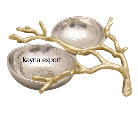 modern decorative metal fancy bowl