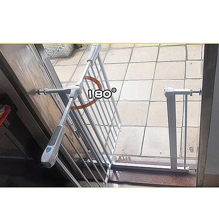 
SJL Infant Child Security Gate Bar Stair Protective Grating Fence for pet Isolation dog Fence Door 