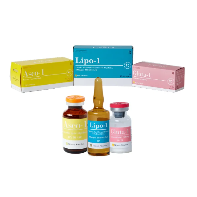 
Gluta-1 1200mg Snow white skin whitening set Anti-oxidant and Anti-aging booster 