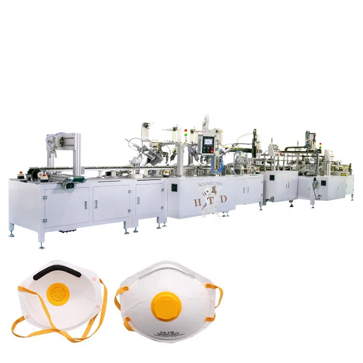 Автоматическая машина для формирования маски N95 с клапаном для головной петли FFP3
