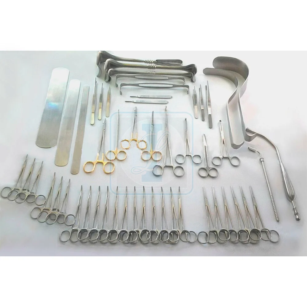 Basic Lapartomy Set of 75 pcs Surgical Instruments