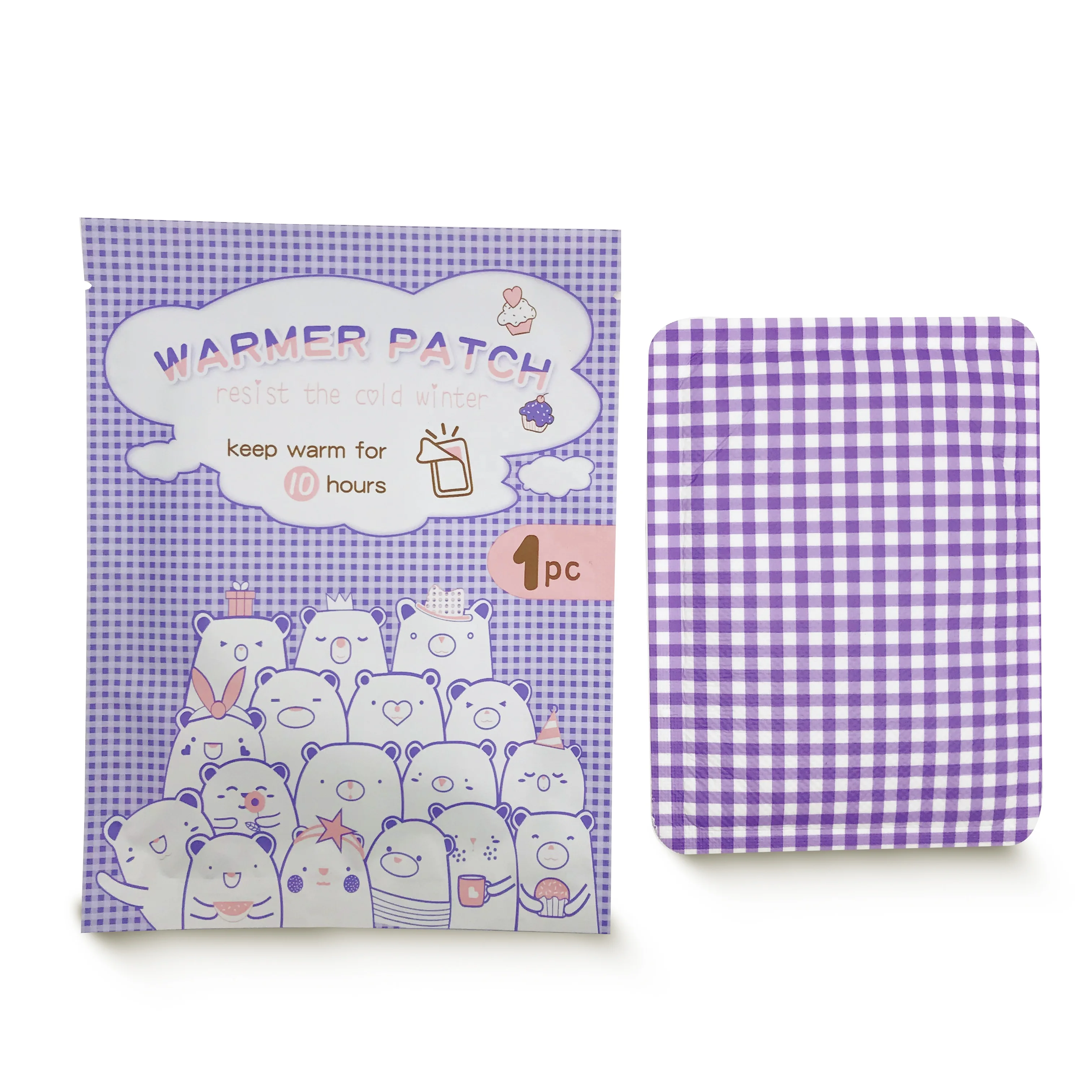 OEM health care product self heating 8 hours body warmer heat patch