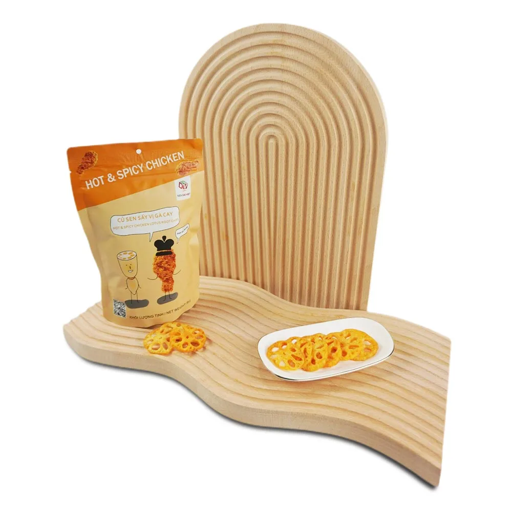 Hot Price Tasty Crispy Lotus Root Chips Vegetable Fruit Fried Bag Packing Hot and Spicy Chicken Lotus Root