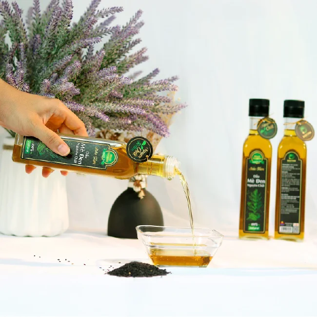BEST PRICE! Black Saseme virgin oil 250ml- 100% natural and health food made in Vietnam