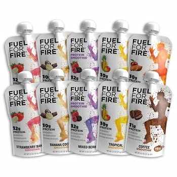 
Custom formulation comparable to 10 Pack Fruit & Protein Smoothie Squeeze Pouch 