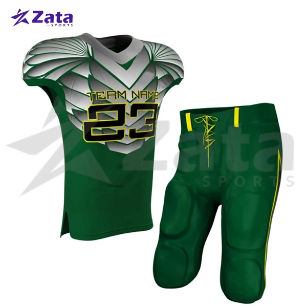 Спортивная одежда унисекс снасть саржа Джерси для американского футбола Регулируемая Стандартная посадка качественная форма