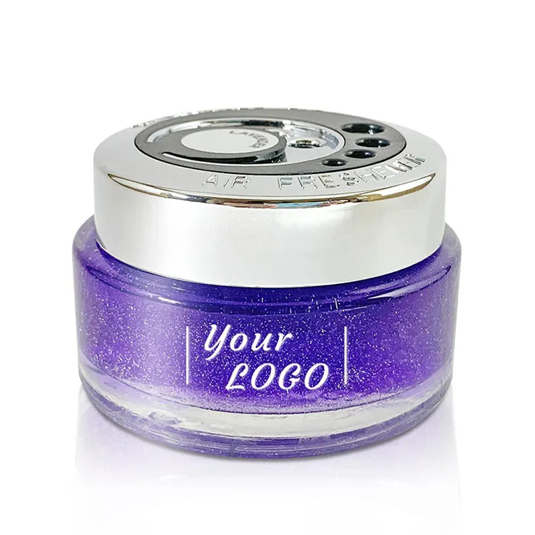 
In Bulk Custom Made Car Freshener Fragrance Adjustable Solid Car Perfume Glass Bottle Car Air Freshener 