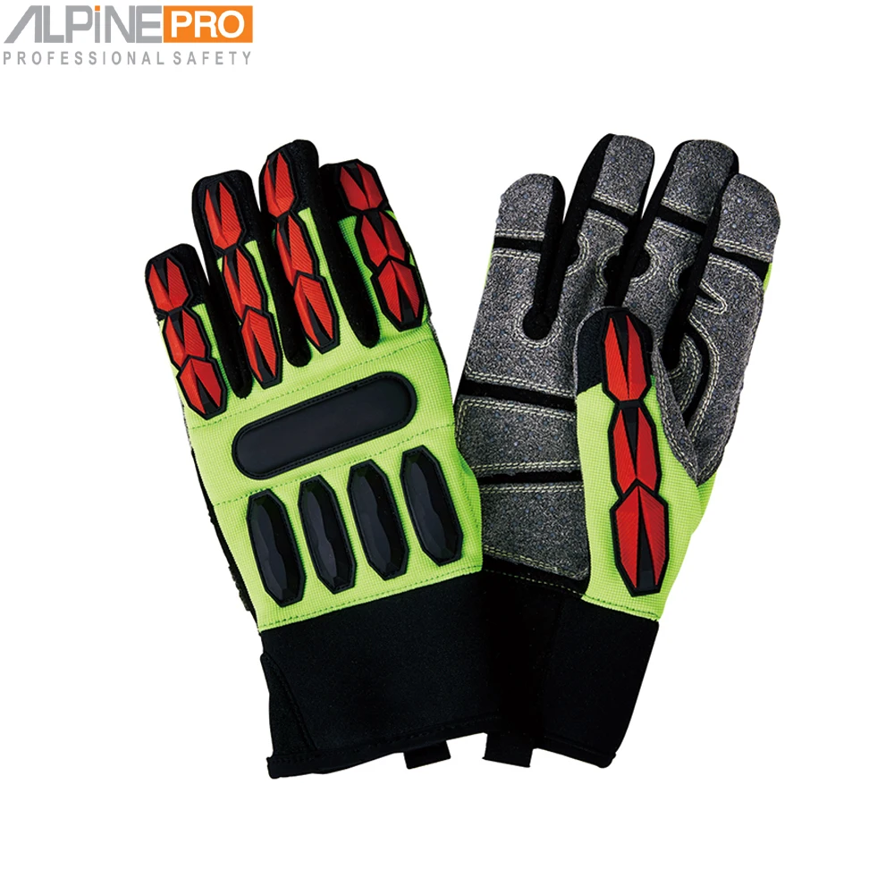 Высокоэффективные рабочие перчатки для защиты от ударов из термопластичной резины строительства нефтяных месторождений защитные