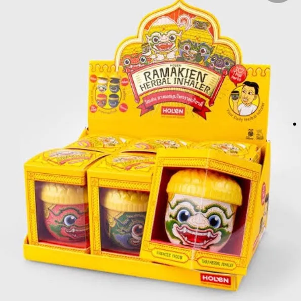 Ramakien Inhaler Lively Lotus Scent -Wiroonhok Yadom. inhal nasal keeps the nose fresh and lively.