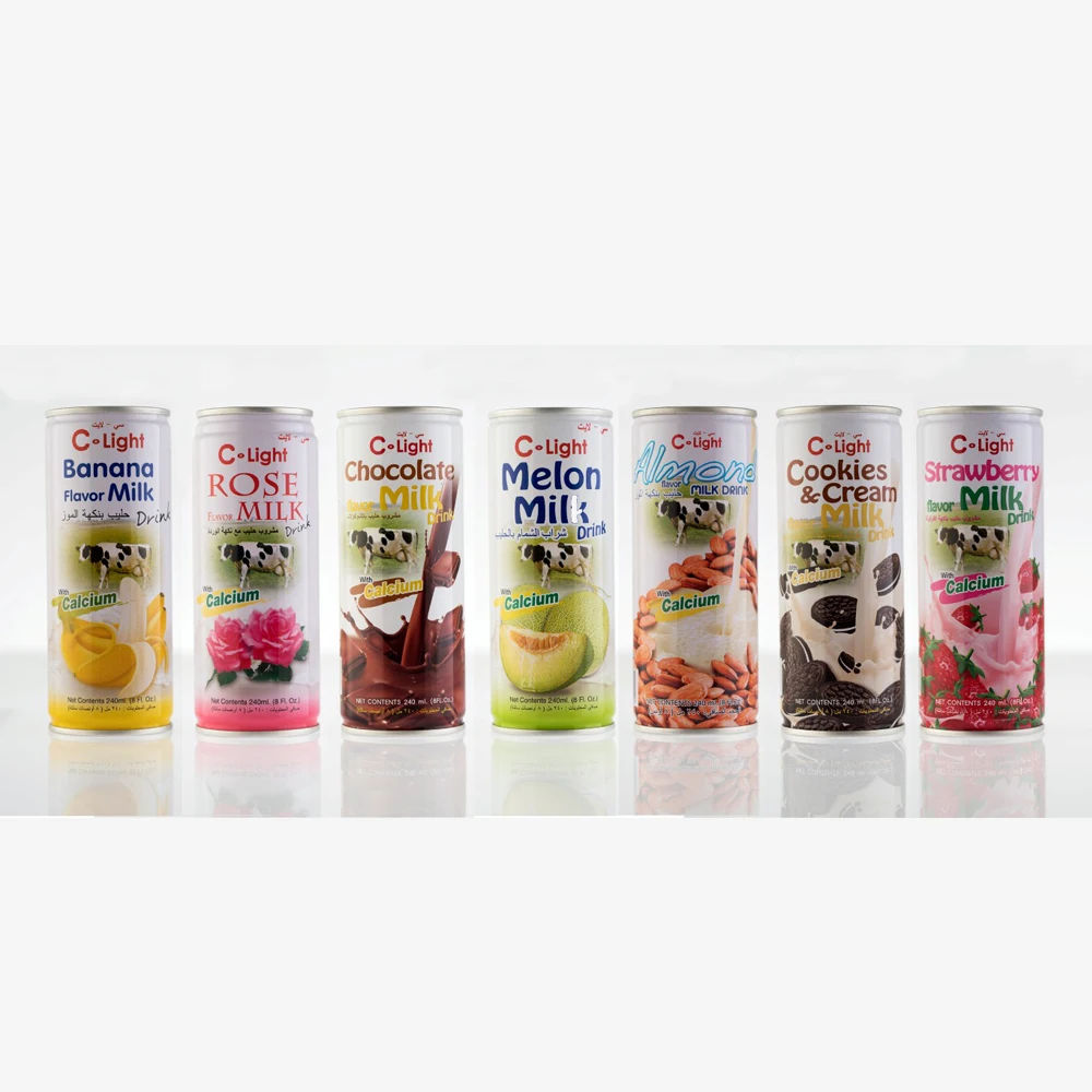 Milk Drink Canned 240ml C-Light brand